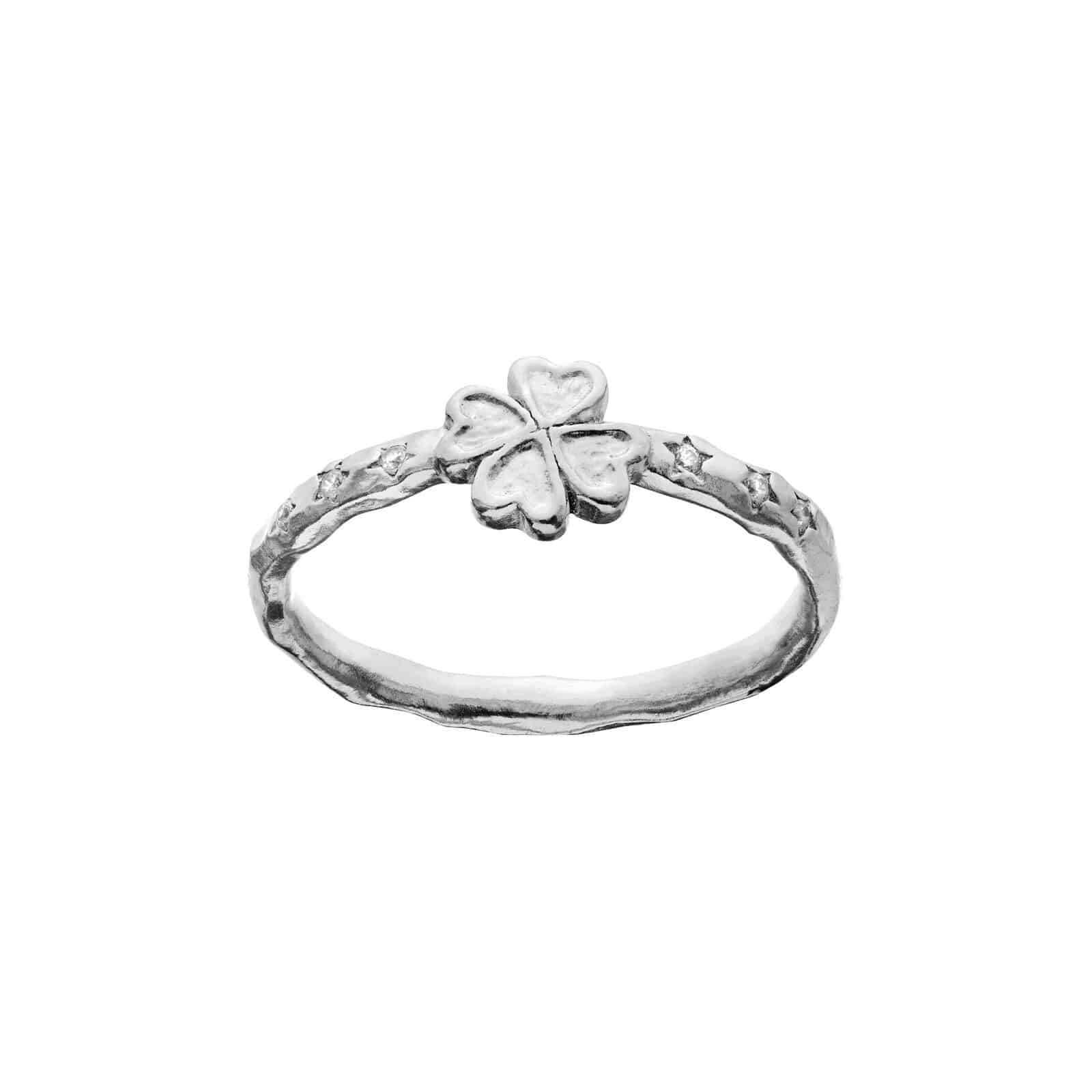 Maanesten Clover ring sølv 4881C