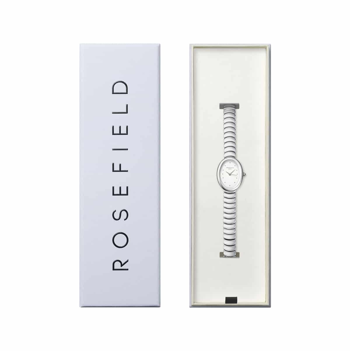 Rosefield Ovale dameur stål 28 x 29 mm OVWSSS-OV20 - Billede 2