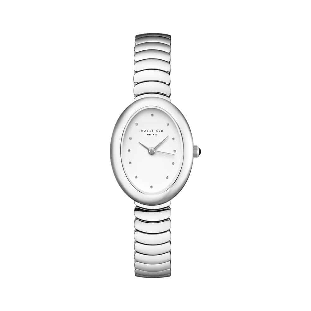 Rosefield Ovale dameur stål 28 x 29 mm OVWSSS-OV20