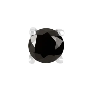 Son of Noa stål ørestik 5mm sort zirkon 30890222700