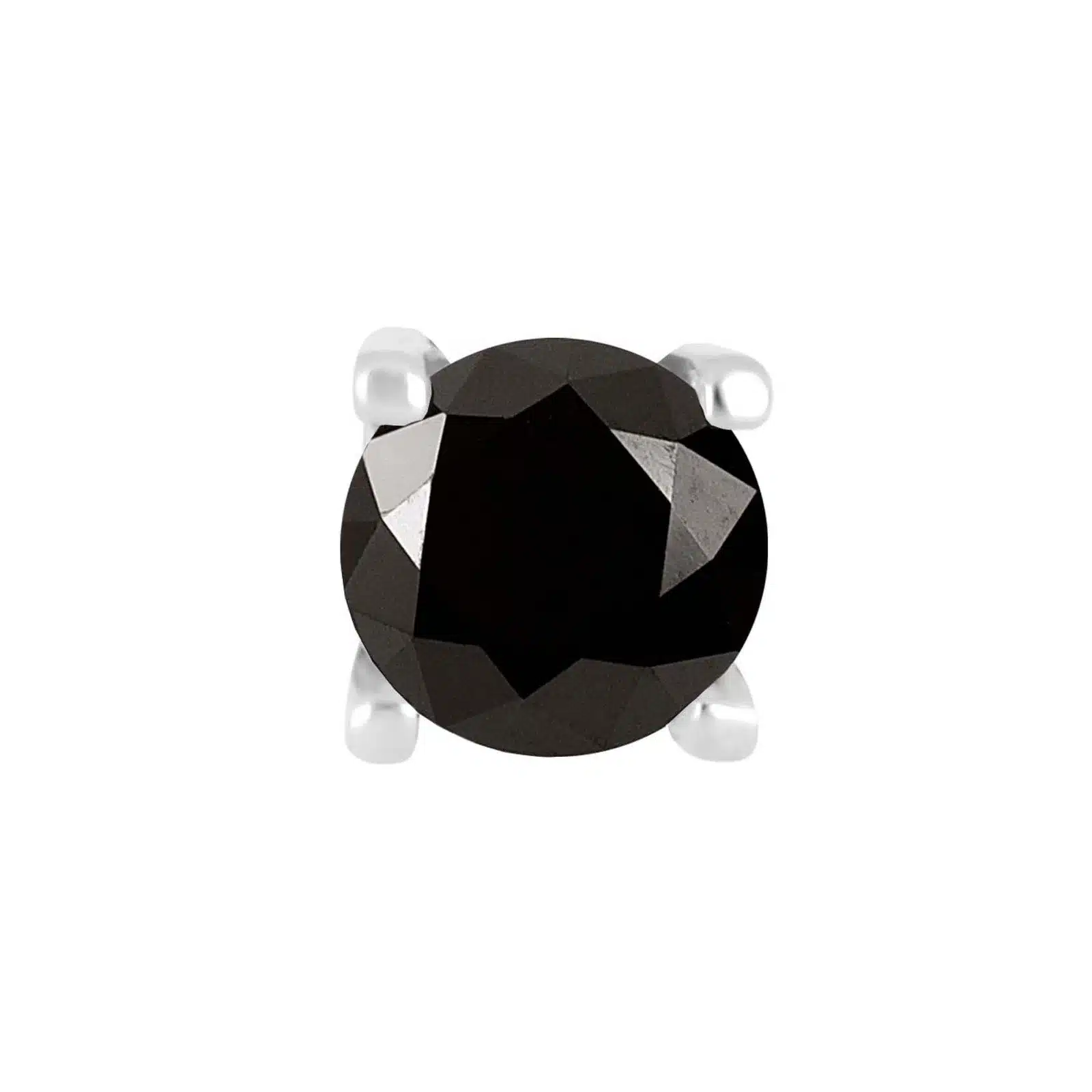 Son of Noa stål ørestik 5mm sort zirkon 30890222700