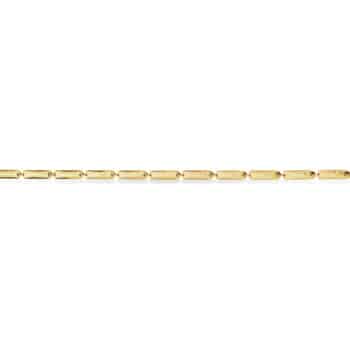 Scrouples Square facet halskæde 8 kt guld 45 cm 34053H,M