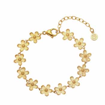 Sistie Camellia Armbånd forgyldt stål zx3037gs