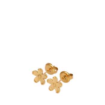 Sistie Camellia ørestikker forgyldt stål zx1062gs