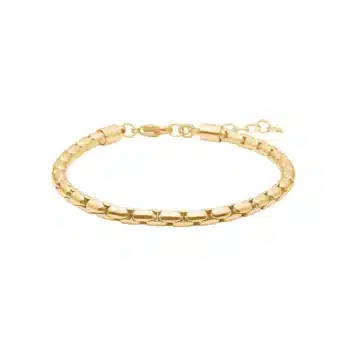 Son Of Noa stålarmbånd IP gold 4mm 19+4cm 80890542800