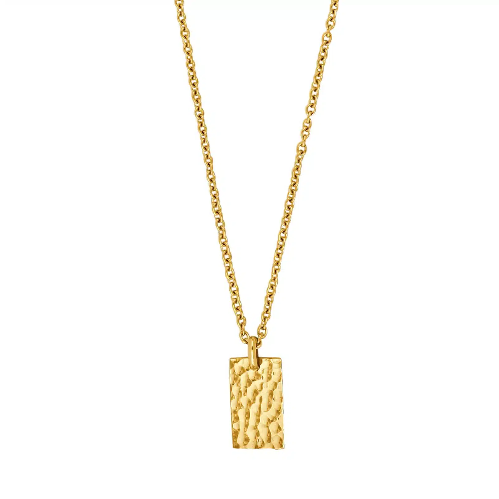 Son Of Noa stålkæde med plade IP gold 55 cm 20890272800