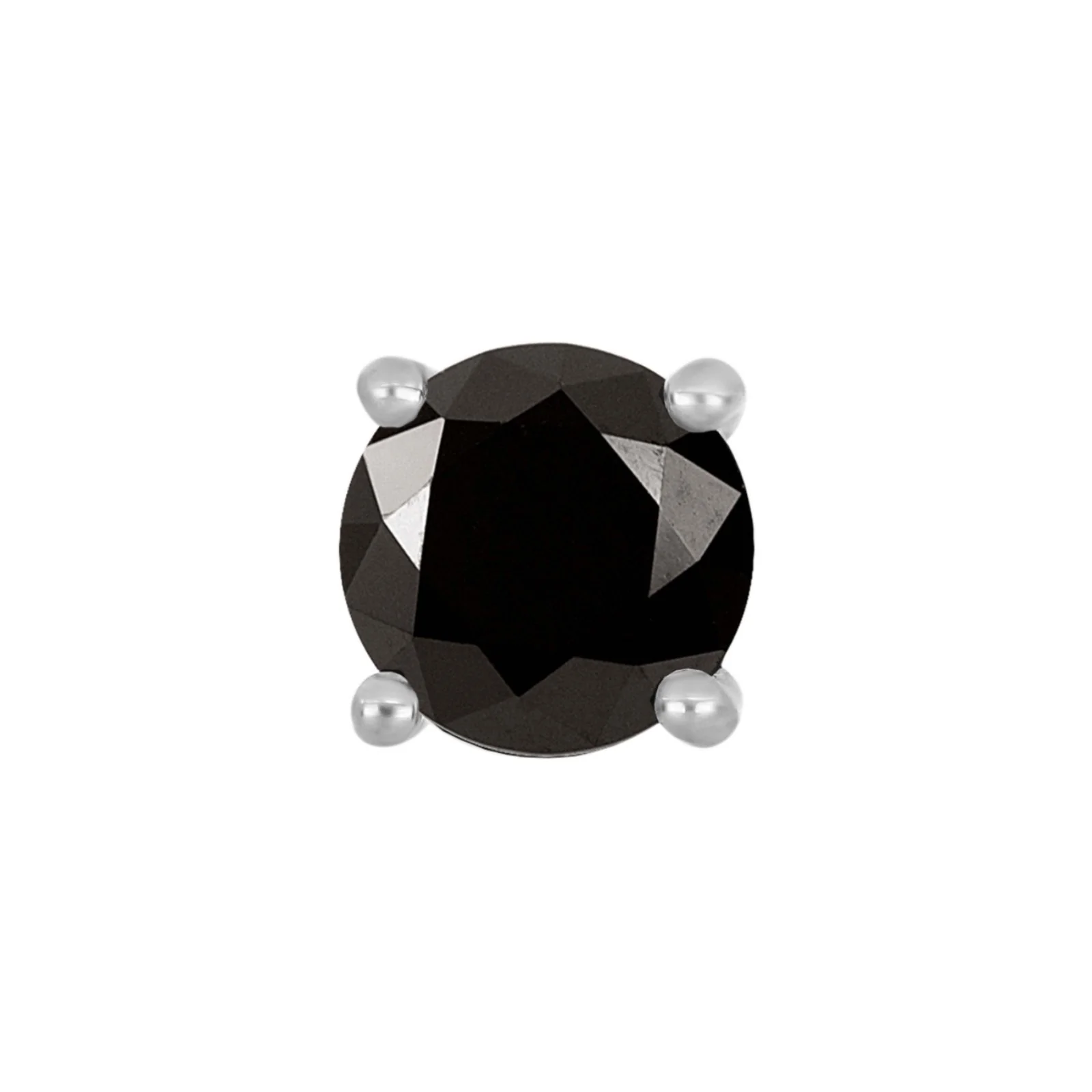 Son of Noa stål ørestik 7mm sort zirkon 30890232700
