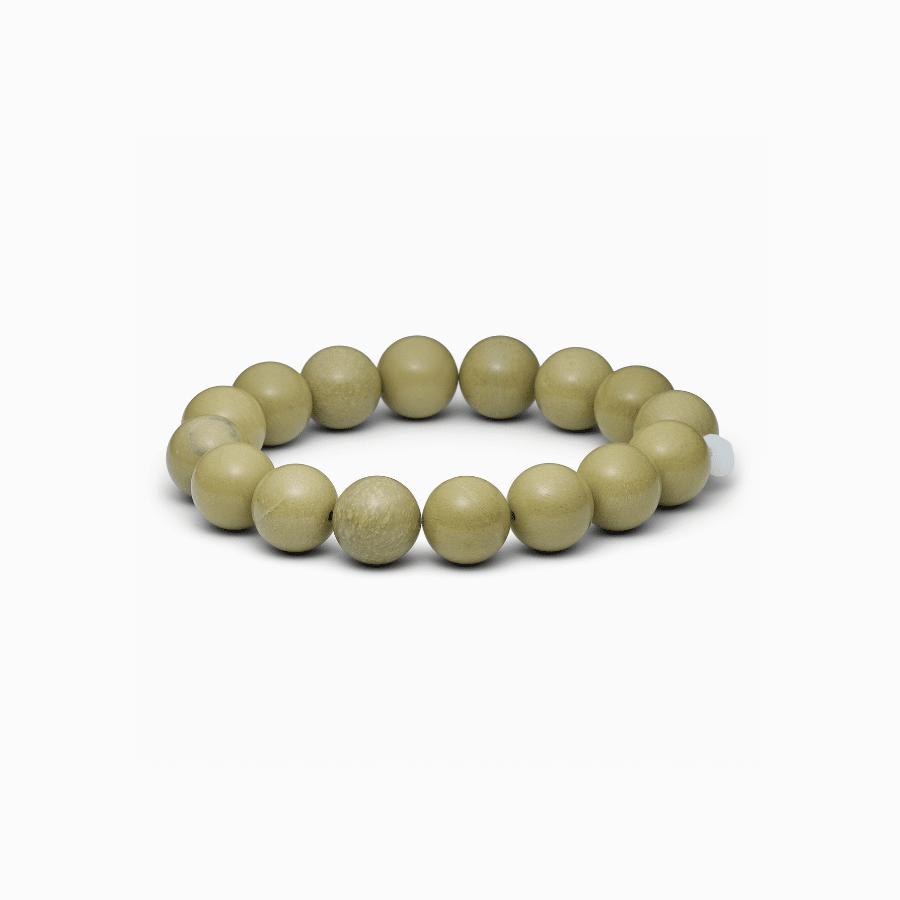 Soï Copenhagen Chunky Grøn Alashan Agat Krystal Stretch Armbånd 12 mm CGAA-KA-12MM