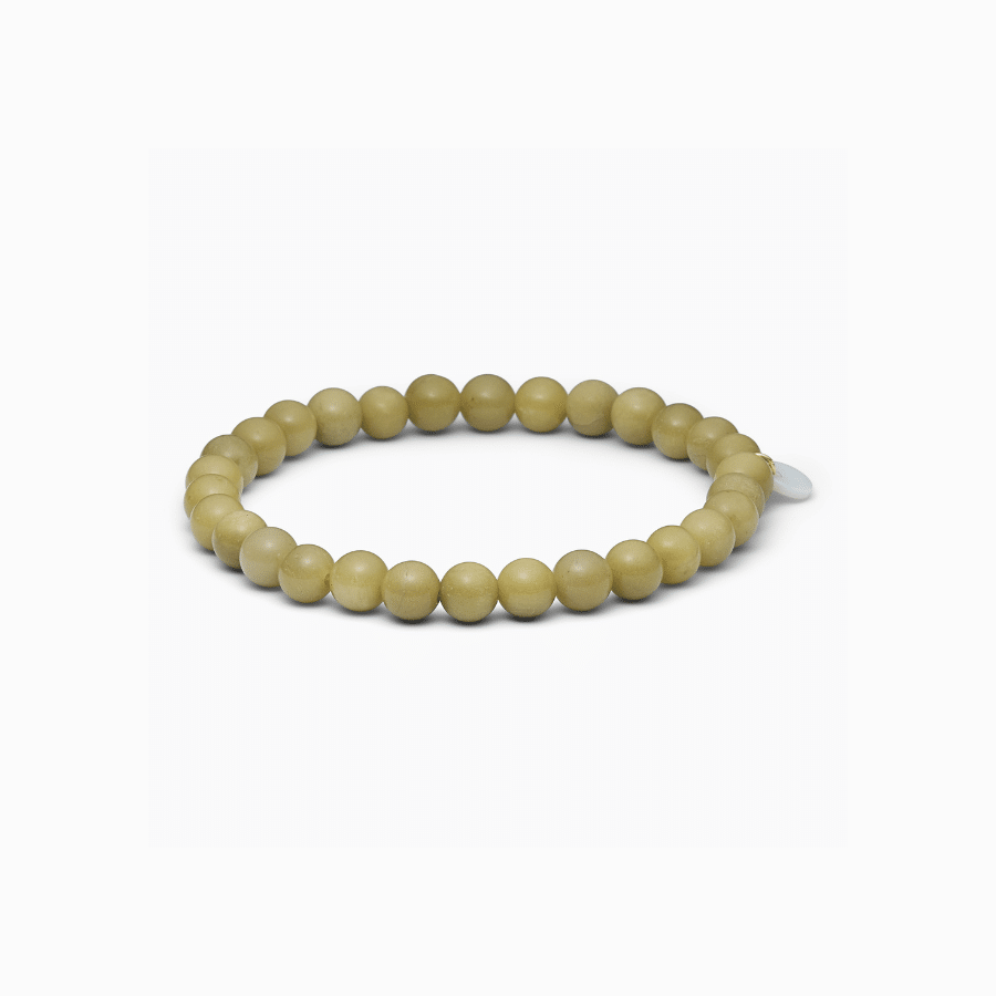 Soï Copenhagen Essential Grøn Alashan Agat Krystal Stretch Armbånd 6 mm EGAA-KA-6MM