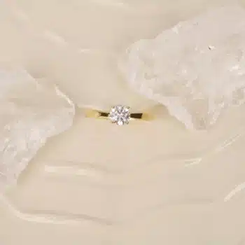 Siersbøl Luxury Solitaire ring 14 kt guld m. 0,70 ct lab grown diamant