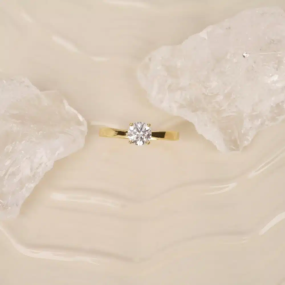 Siersbøl Luxury Solitaire ring 14 kt guld m. 0,70 ct lab grown diamant