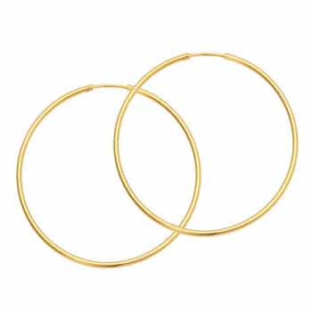 Sistie Copenhagen Hoop basic 60 mm forgyldt stål zx1105gs