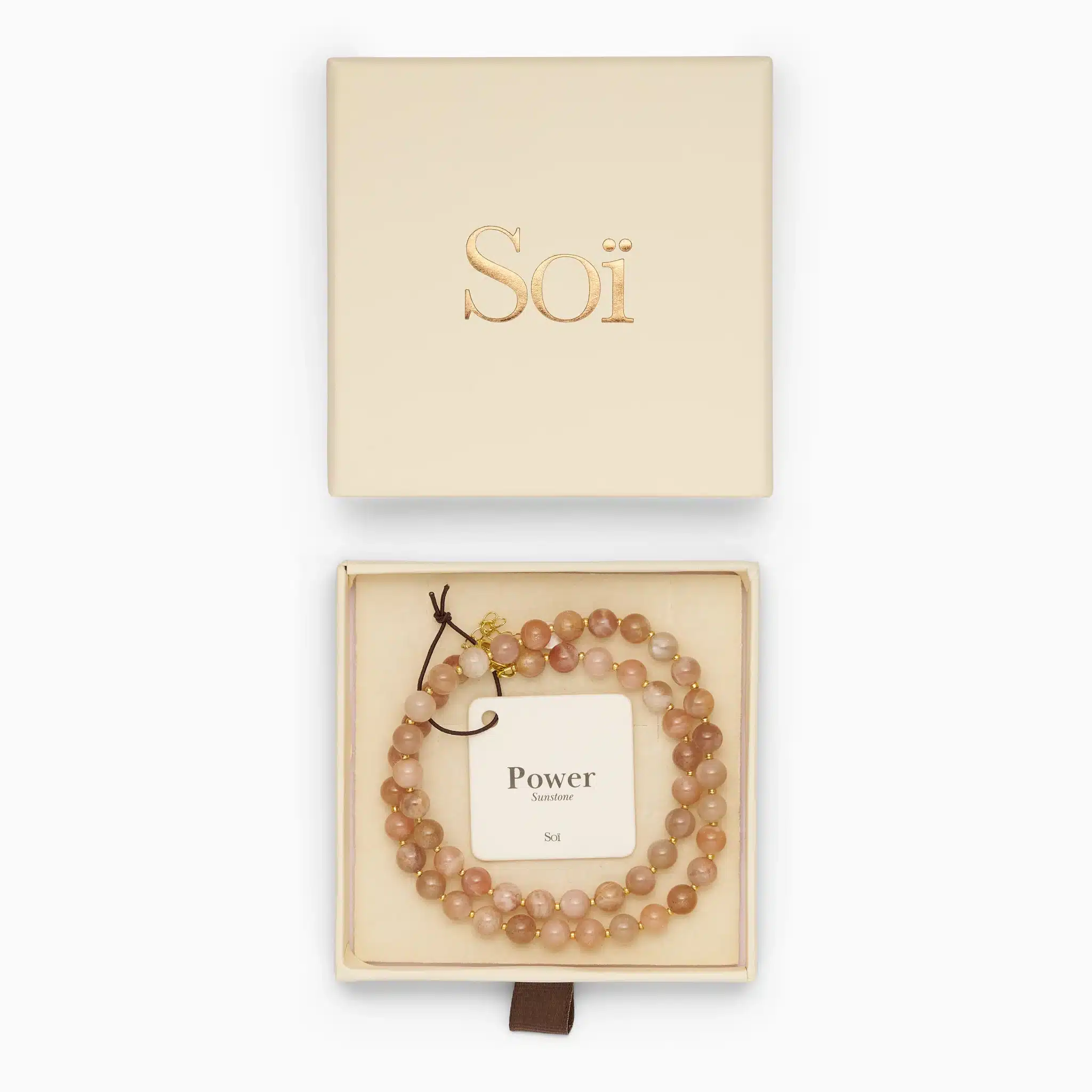 Soï Copenhagen Hailey Sunstone Krystal Halskæde SUN-KH