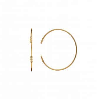 Stine A Six Big Dots armring forgyldt sølv 3012-02-OS