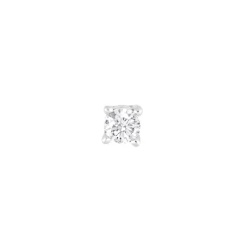 Son of Noa stål ørestik 3mm hvid zirkon 30890052700