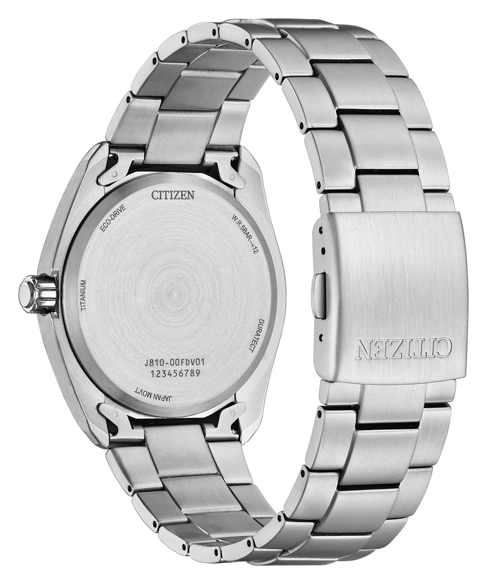 Citizen Eco-Drive herreur AW1900-50X med grøn urskive og Super Titanium-lænke