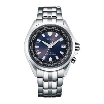Citizen Eco-Drive radiostyret herreur CB0220-85L med blå urskive