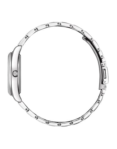 Citizen Eco-Drive dameur EW2600-83L med blå urskive og Super Titanium-lænke