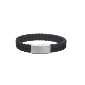 Son of Noa læderarmbånd sort 12 mm 21 cm 80970369121