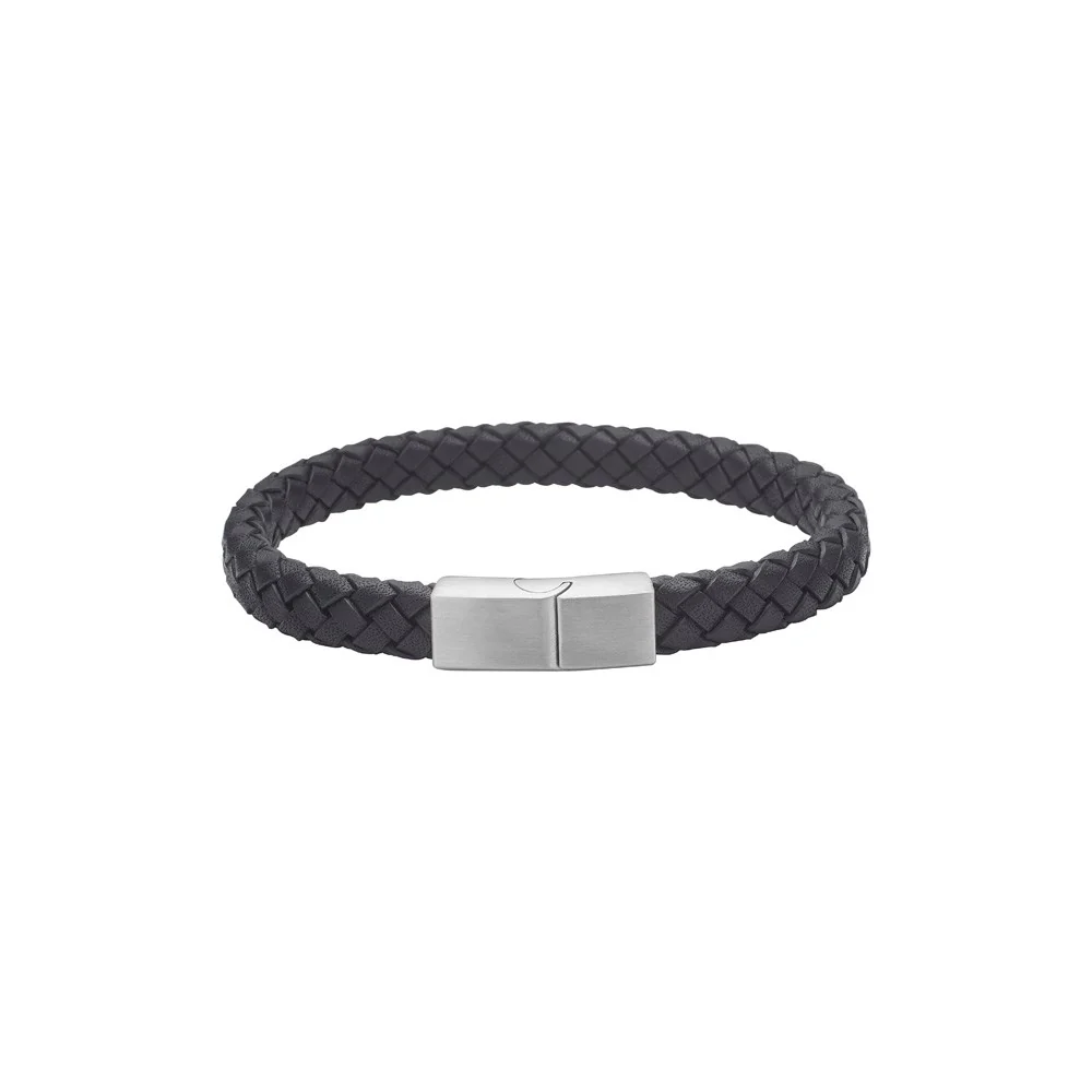 Son of Noa læderarmbånd sort 8 mm 21 cm 80970379121