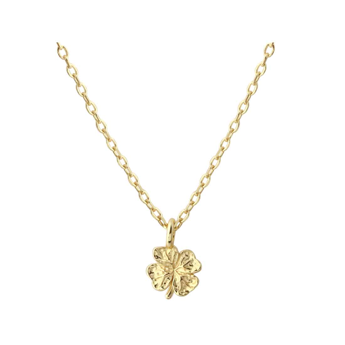 Aqua Dulce Clover halskæde forgyldt sølv 6891