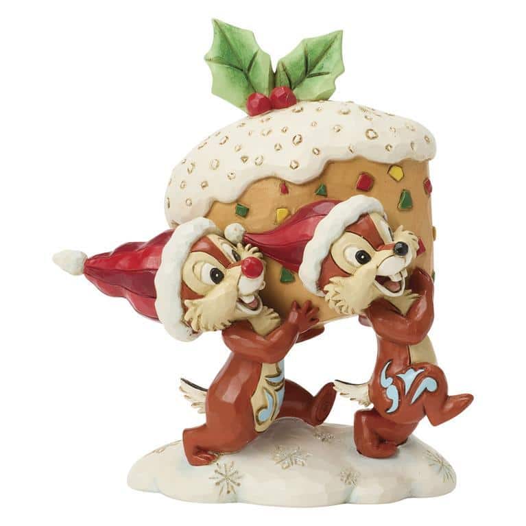Disney Chip & Chap julefigur med julemuffin 11 cm K2-6018718