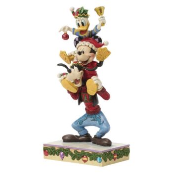 Disney Mickey, Anders And & Fedtmule julefigur 21 cm K2-6018706