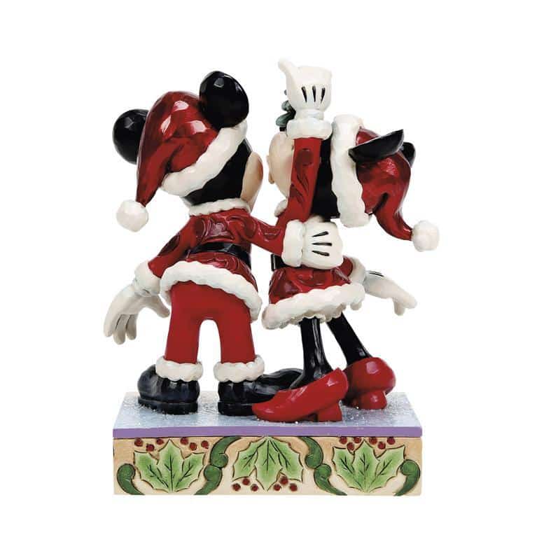 Disney Mickey & Minnie julefigur med mistelten 16 cm K2-6018709