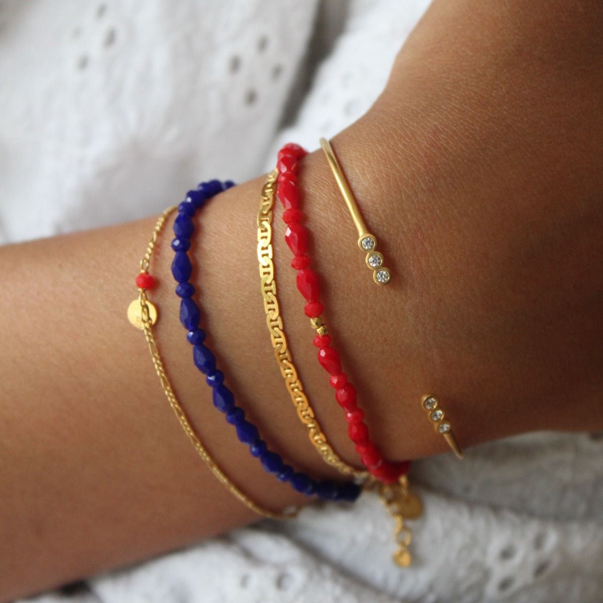 Stine A Miss Paris Montmartre armbånd forgyldt sølv 3237-02-OS