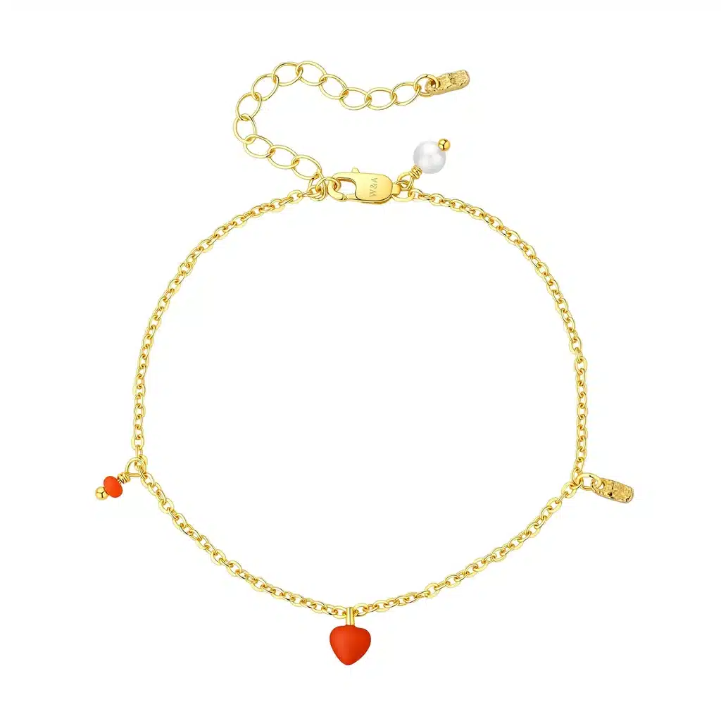 WiOGA Alva armbånd forgyldt messing 15,5 + 4 cm B-11024-GP
