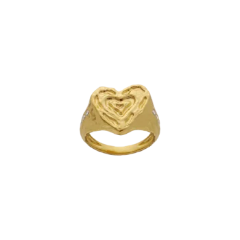 Maanesten Milana ring forgyldt sølv 4956A