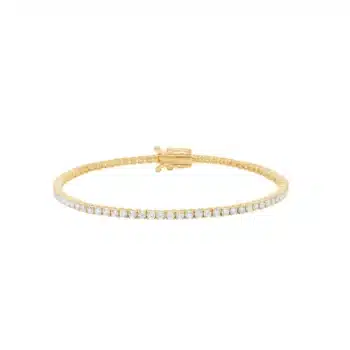 Siersbøl LUXURY 14 kt tennisarmbånd med 2,00 ct lab grown diamanter TW/VS2