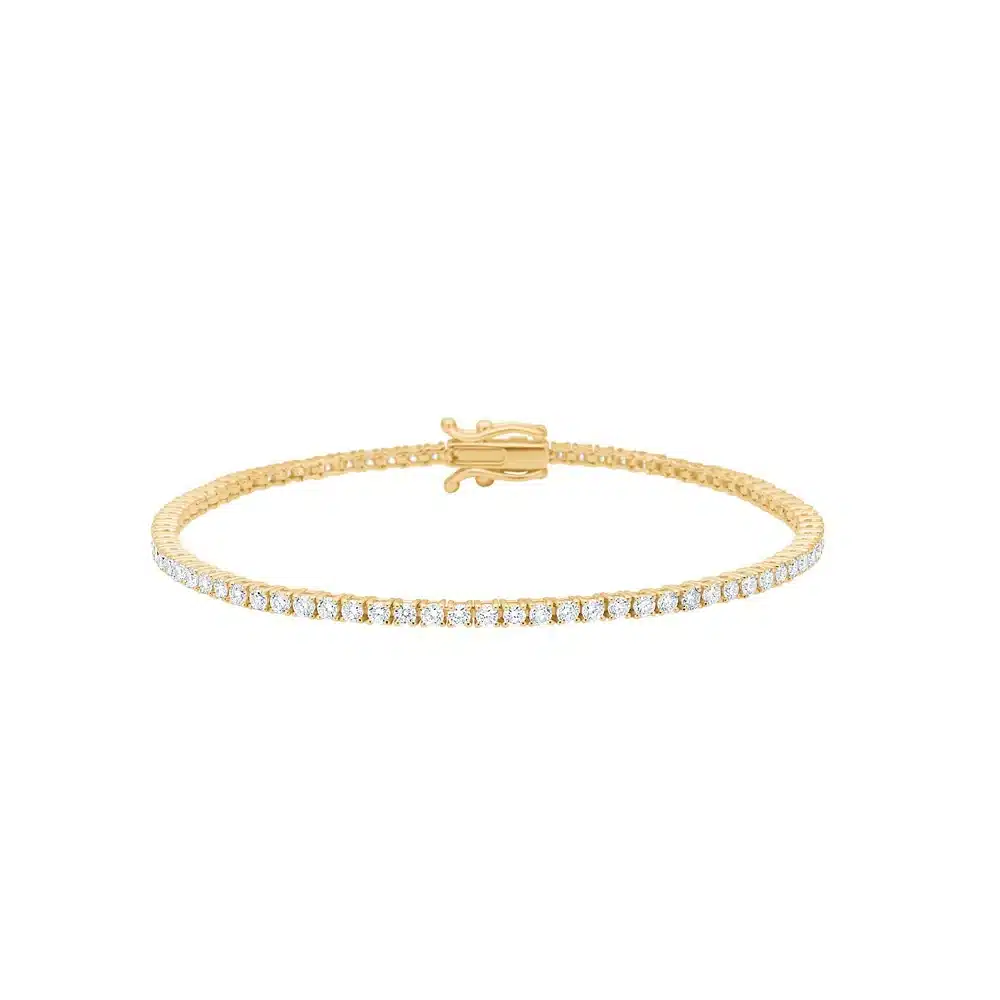 Siersbøl LUXURY 14 kt tennisarmbånd med 2,00 ct lab grown diamanter TW/VS2