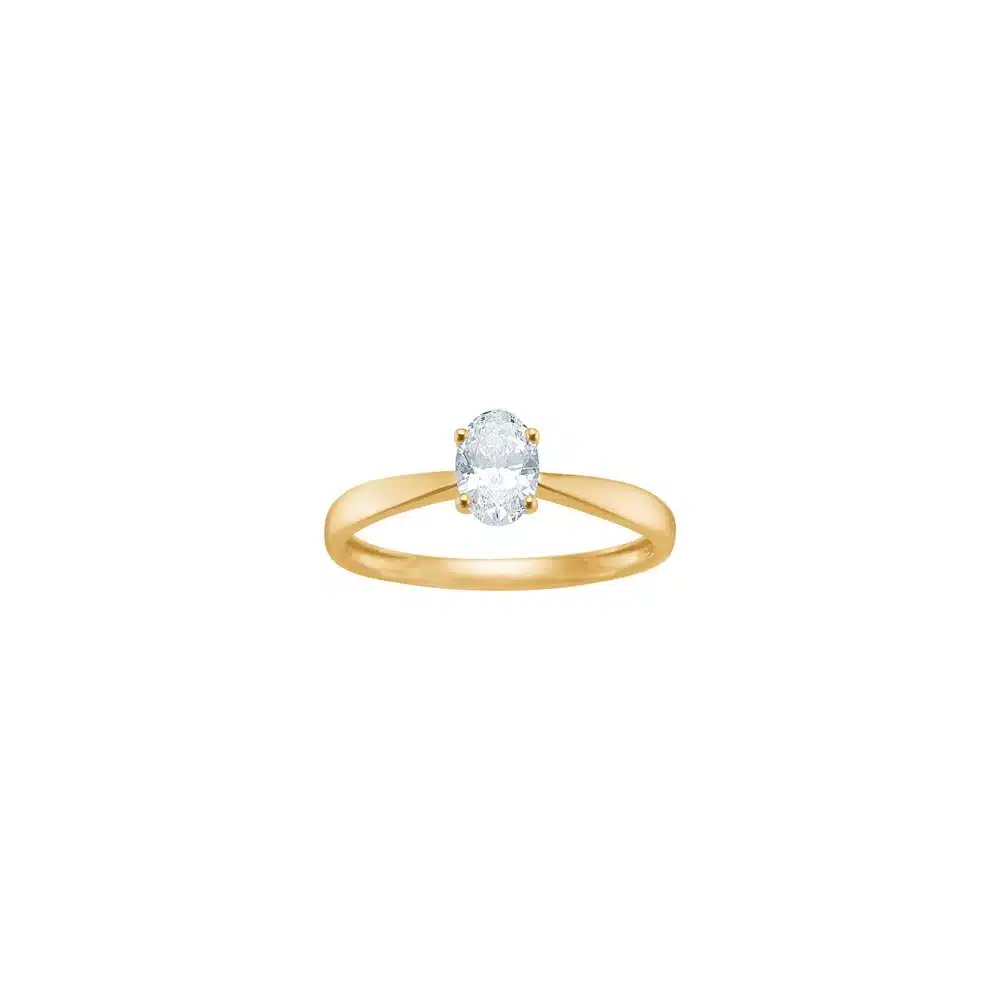 Siersbøl LUXURY ring med oval lab grown diamant