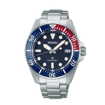 Seiko Prospex Solar Diver’s herreur blå 41 mm – SNE595P1