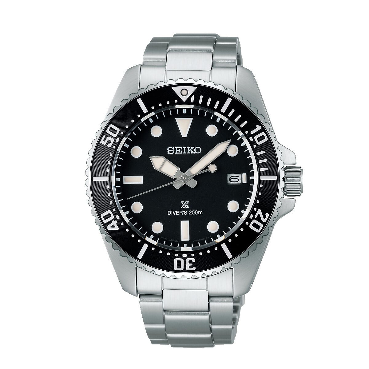 Seiko Prospex Solar Diver’s herreur sort 41 mm – SNE597P1