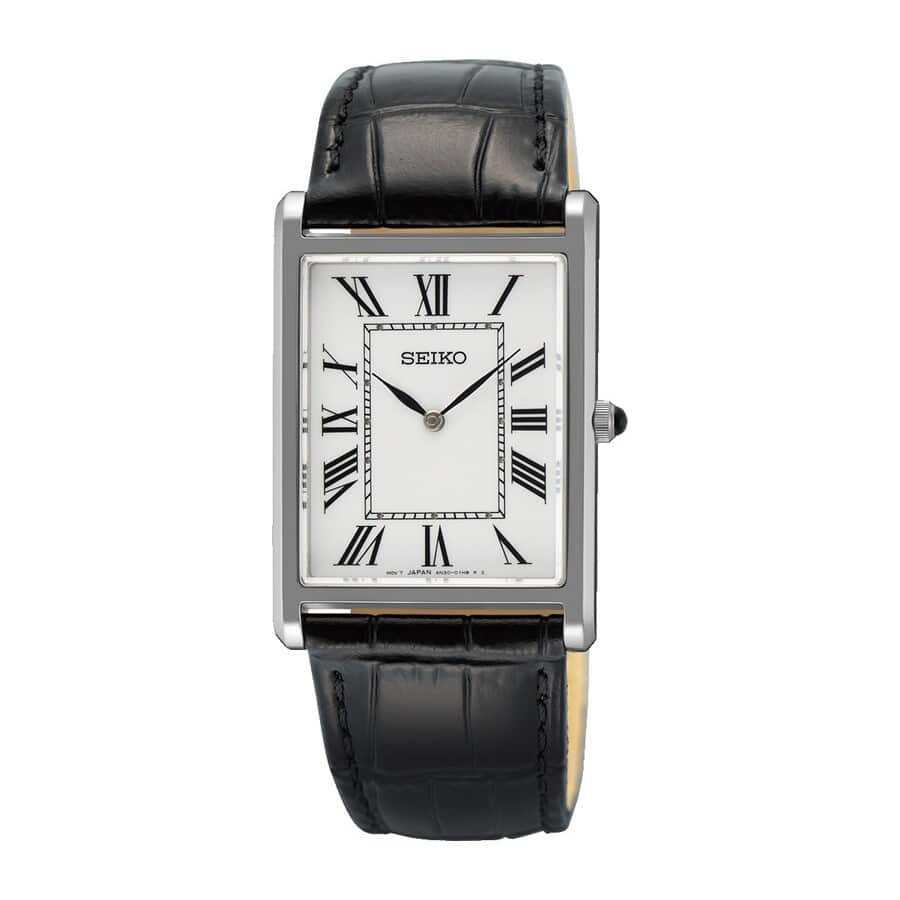 Seiko Classic herreur med læderrem – SWR103P1