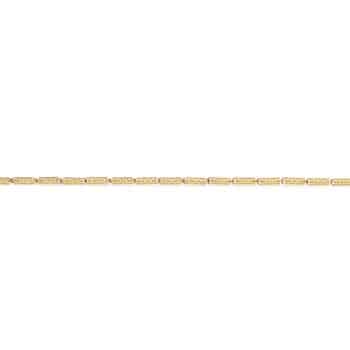 Scrouples armbånd i 8 karat guld, med en længde på 18,5 cm