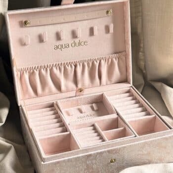 Aqua Dulce Stort Smykkeskrin Rosa 7378