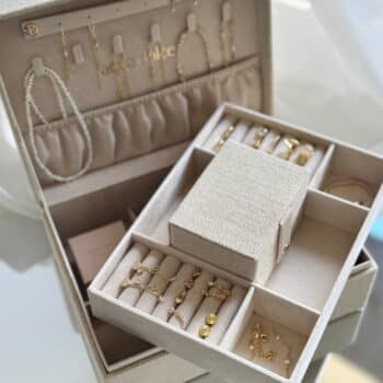 Aqua Dulce Stort Smykkeskrin Sand – 7377