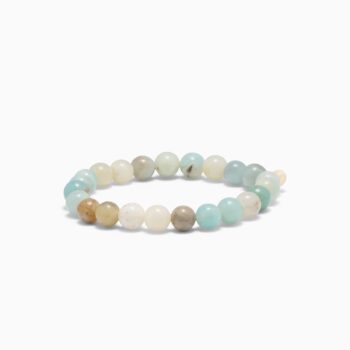 Soï Copenhagen Essential Amazonit Krystal Stretch Armbånd