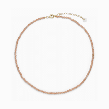 Soï Copenhagen Luna Sunstone Krystal Halskæde Forgyldt LUNAS-H